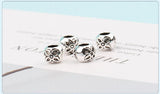 925 Silver Flower Leaf Beads Sterling Silver Jewelry Beads