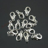 100pcs 15mm High Stainless Steel Lobster Clasp & Hooks DIY Jewelry Accessories