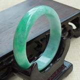 Zheru Jewelry Natural Burmese Emerald Green Princess Bracelet
