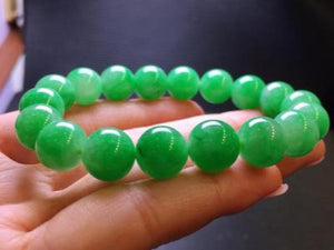 Natural Burmese Jade Green Bracelet Jewelry Bracelets for Men and Women