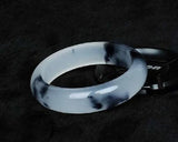 Hand Carved Round Jade Bracelet for Women Men