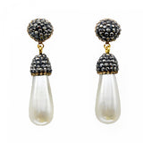 Boho Shell Pearl Wedding Earrings for Women