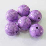 Chunky Acrylic Solid Crack Beads - 12mm and 20mm