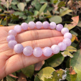 Fengbaowu Lavender Amethyst Bracelet Crystal Quartz Healing Stone Women Jewelry