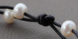 Arrival Favorite Pearl Jewelry Leather Freshwater Pearl Bracelet