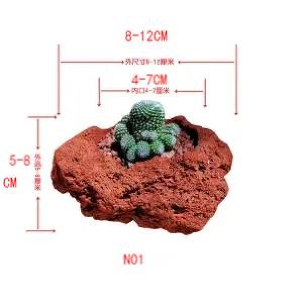 Succulent Pot Potted Bonsai Hanging Pot Volcanic Stone