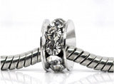 50 Pcs Rhinestone Rondelle Christmas Bead 11mm