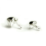 925 Silver Mushroom Earrings Brooch Unique Jewelry Original