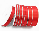 15mm Red Polyester Satin Ribbon Rope Hairbow Wedding Party Decor