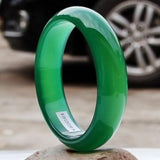 Zheru Agate Chalcedony Ice Green Bracelet 54-64mm