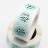 500pcs Round Thank You Stickers Pretty Things Inside Decoration