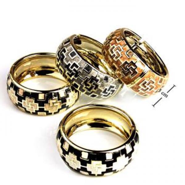 Thick Marbled Plastic Bracelet