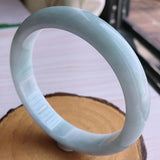 Zheru Jewelry Natural Burmese Jade Light 54-62mm Bracelet Princess Jewelry Gift