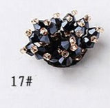 DIY Hair Accessories Small Flat Bead Crystal Flower Disc
