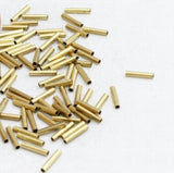 Raw Brass Spacer Tubes Beads Charms