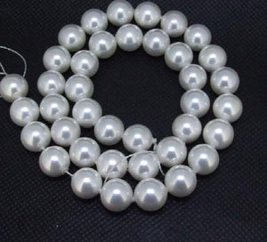 10mm Southshell Pearl Gemstone Beads