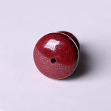 5A Natural Cinnabar Calabash Gourd Necklace Pendant DIY Jewelry