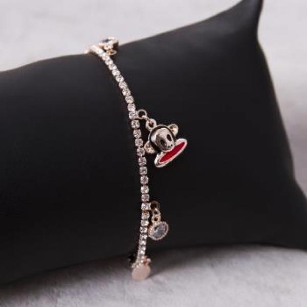 Ribbon Rhinestone Bracelet