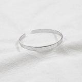 S925 Sterling Silver Women's Bracelet Smooth Minimalist Style