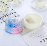 DIY Crystal Epoxy Silicone Mold for Plant Pot Candle Holder