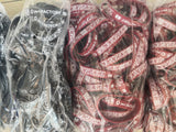 100PCS Silicone Bracelets Cheap Pack Wristbands Ads