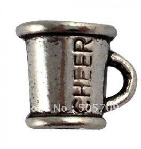 160pcs Tibetan Silver CHEER Cup Charms