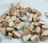 Quartz Crystal Opal Agates Tumble Pendants for DIY Jewelry Making - 50Pc