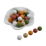 50pcs 15mm Food Silicone Teeth Beads DIY Necklaces Baby Bracelets