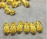 Pure 999 24K Yellow Beads Pure Pixiu 0.1g-0.5g Jewelry