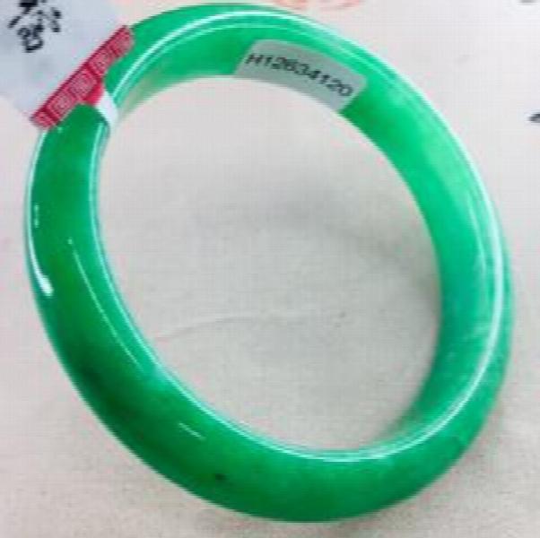 Zheru Natural Jadeite Bracelet 52-61mm Green Princess Jade Gift