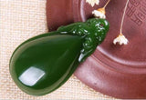 Koraba Hetian Jade Water Droplets Shape Pendant