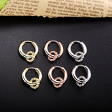 925 Silver Double Round Drop Earrings Party Jewelry