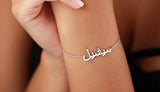 Personalized Arabic Name Bracelet Stainless Steel Rose Bracelet