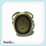 Brass Ring Bases for Cabochons