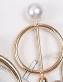 Pearl Scarf Buckle Women's Corner Knot Towel