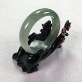 54-62mm Natural Myanmar Jade A-Class Dark Bracelet for Mom or Girlfriend