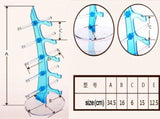 Acrylic 5 Pairs Sunglasses Display Stand Holder