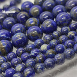 Lapis Lazuli Beads 6mm 8mm 10mm Round Loose Stone DIY Bracelet Necklace Jewelry