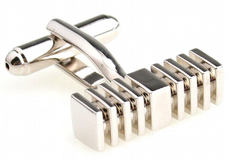 Lepton Rectangle Cufflinks, Simple Gift for Men