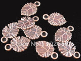 240Pcs Copper Grape Leaf Pendants A418C