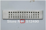 Tungsten Carbide Half Round Drawplate 42 Holes Craft Jewelry Making