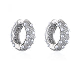 HECHENG Geometric Stud Earrings Zircon Party Jewelry