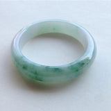 Zheru Jewelry Natural Burmese Emerald Flower Bracelet 54-64mm