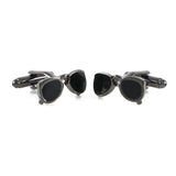 Gunmetal Plated Sunglasses Cufflinks Father's Birthday Gift
