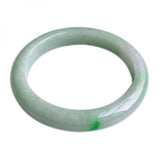 Zheru Jewelry Natural Burmese Jade Light 54-62mm Bracelet