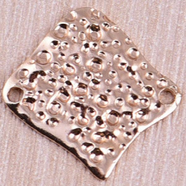 50pcs Copper Silver Blank Stamp Charms for Necklace Pendant DIY Jewelry Making