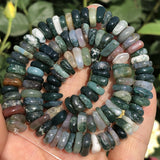 8-10mm Indian Agates Stone Gravel Bead Spacer Beads DIY Bracelet