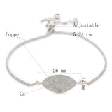 Women Link Bracelets Evil Eye Charm Adjustable Chain Bracelet DIY