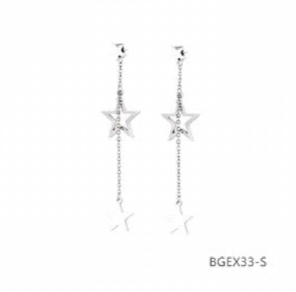 Star Earrings Silver BGEX33-S