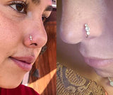 Nose Rings Hoops Septum Ring L Shaped Nose Studs Surgical Stainless Steel